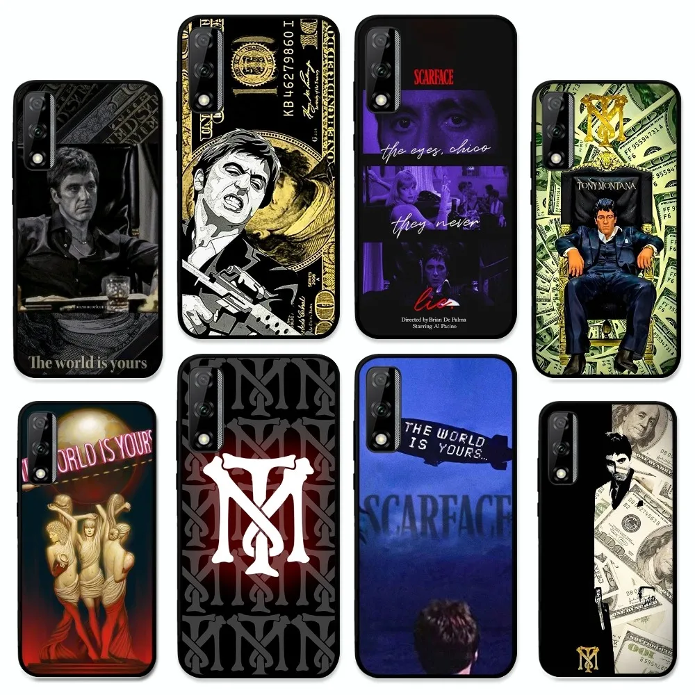 

Scarface 1983 Film Phone Case For Huawei Y9 6 7 5 Prime Enjoy 7s 7 8 Plus 7a 9e 9plus 8E Lite Psmart Shell