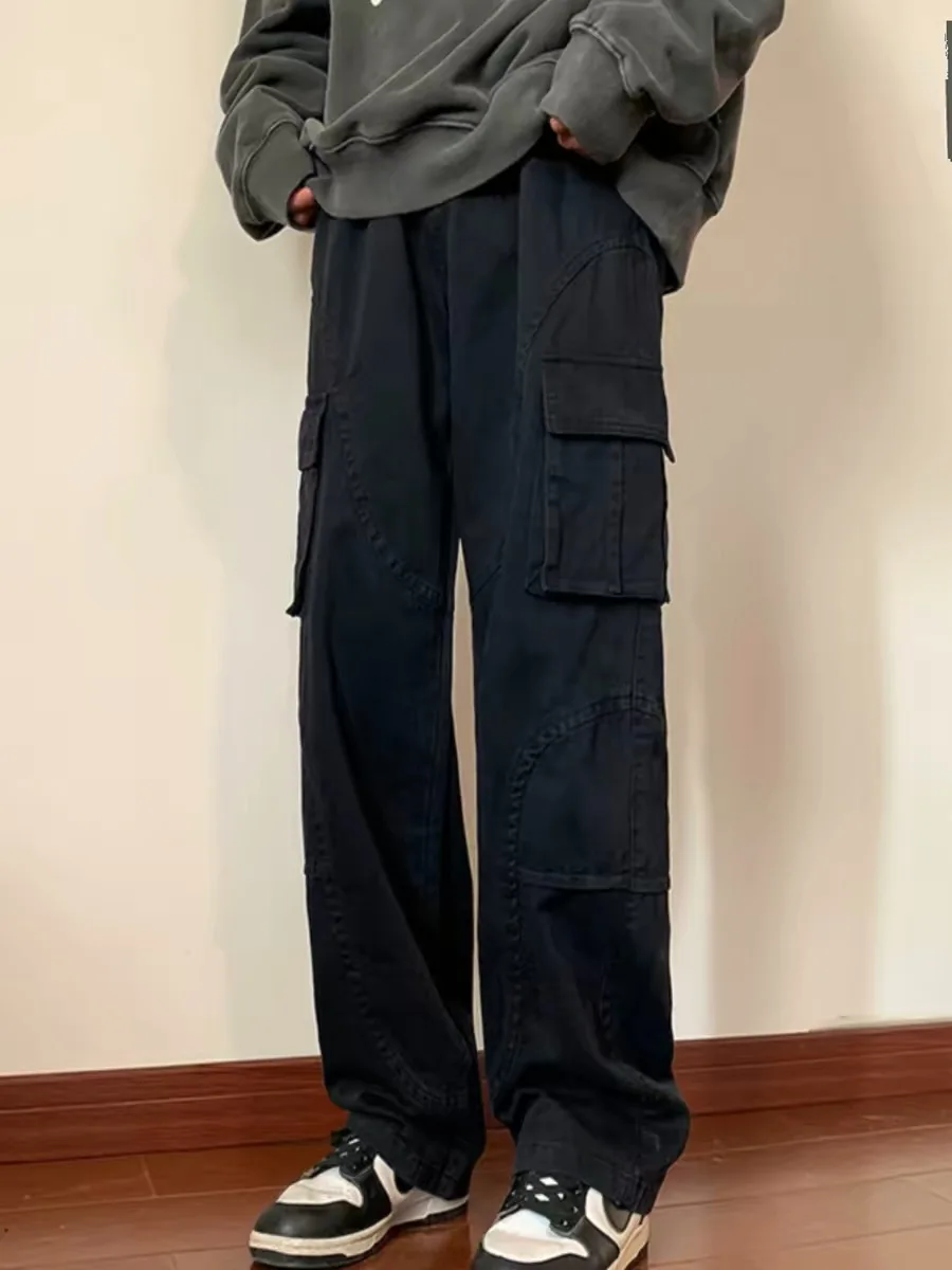 

Bla Heavy Du High Waist Wide Leg Denim Jeans Women's New American Sle Loose Fit Long Pants Casual Waed Outfit