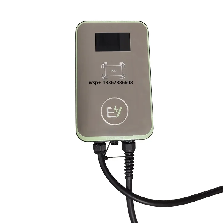 Factory price fast charging pile new 11KW 22KW three-phase electric charger with touch screen load balancing management