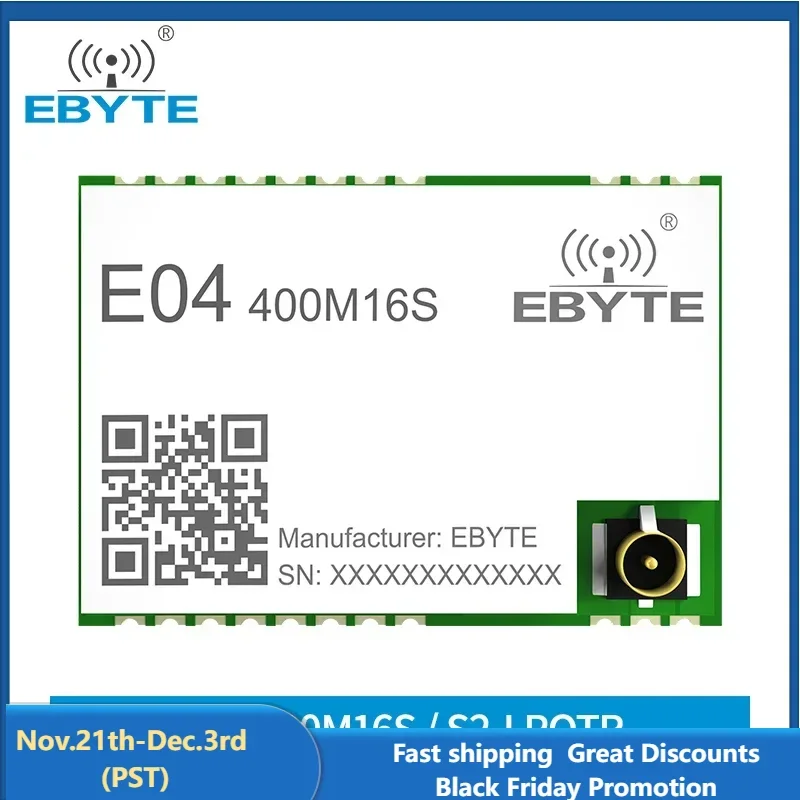 E04-400M16S S2-LP RF Wireless Transceiver Module 433M Low Power Consumption 470MHz Long Range Spi Module