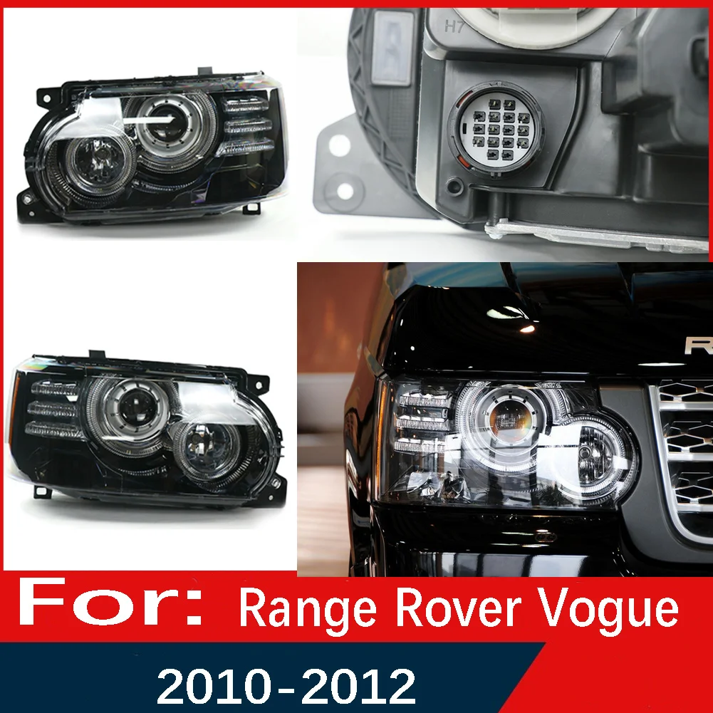 

Car Light Assembly LED Headlight Front Headlamp For Land Rover Range Rover Vogue 2010 2011 2012 L320 LR010825 LR010819