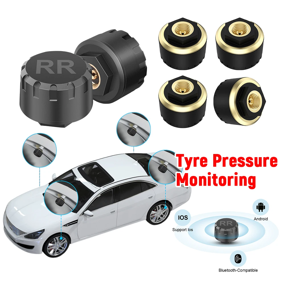 

Датчик давления в автомобильных шинах Motorcylce, система контроля давления в шинах, Bluetooth-совместимые аксессуары для дисплея мобильных телефонов