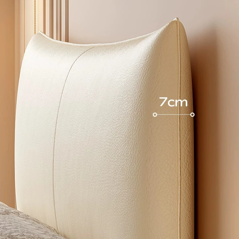 Leather Storage Beds Floating Lit Double Simple Modern Beds Japanese Fabric Muebles Para Dormitorio Furniture For Bedroom