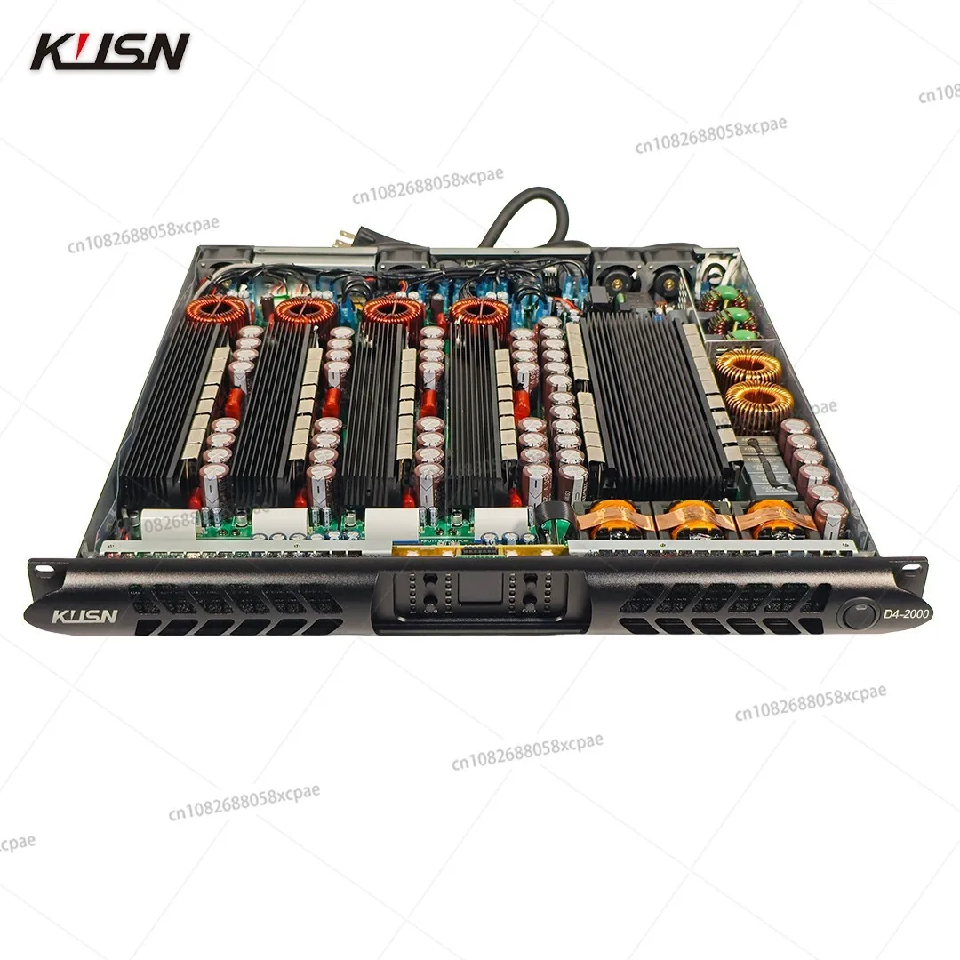 

2000W x4 8 Ohm Class D Professional Digital Amplifier Stereo 1U Power Amplifier High-end Large Performance Bar Party
