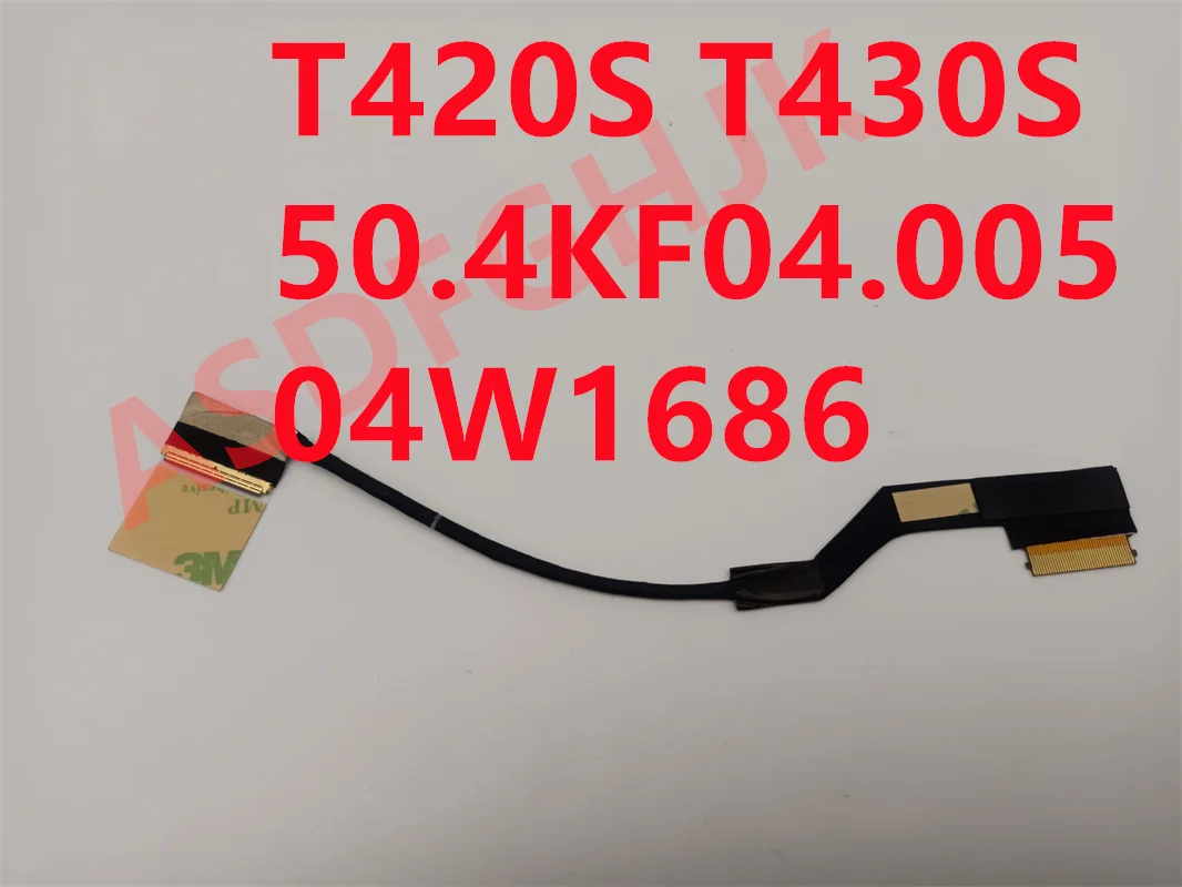 Tela de vídeo Cabo Flex Para Lenovo ThinkPad T420S T420SI T430S T430SI portátil LCD LED Display fita cabo 50.4KF04.005 04W1686