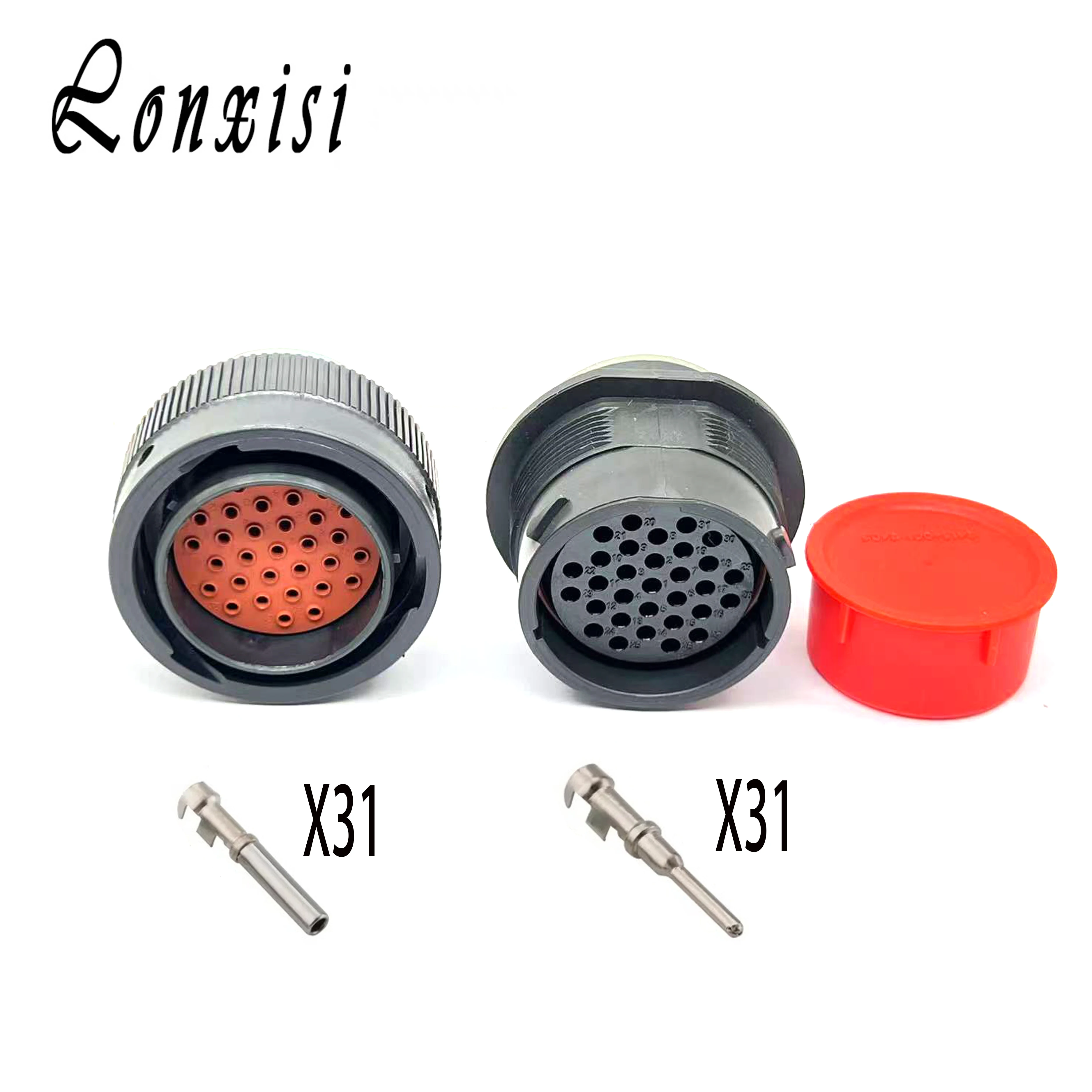 

1/5 Sets 31 Pin HDP24-24-31ST HDP26-24-31PT Deutsch Connector HDP24-24-31PT HDP26-24-31ST Car Waterproof Socket Plug