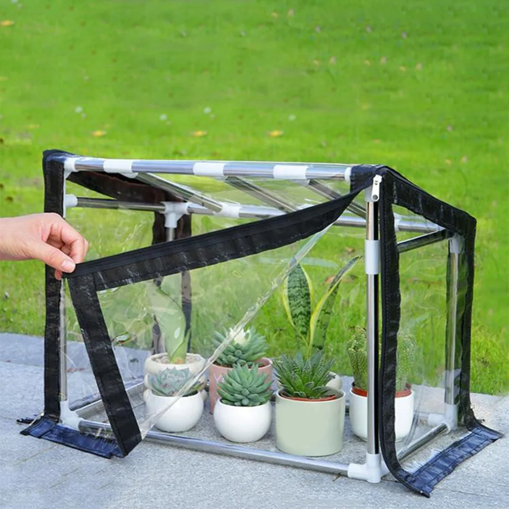 Clear Rainproof Film Cover Small Greenhouse Garden Sunshine Tent Without Bracket  For Garden Courtyard Balcony