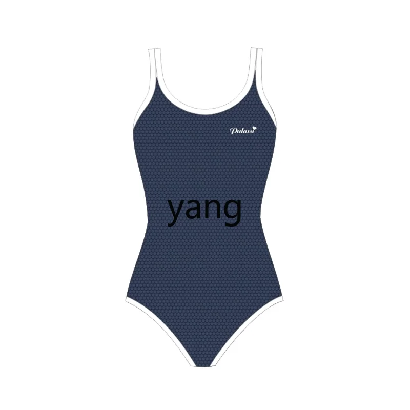 

LMM swimsuit women's swimming pool special high-end sense racing one-piece swimsuit women