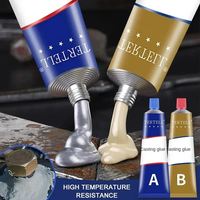 Strong Industrial Glue High Strength Magic AB Casting Glue Liquid Metal Repair Paste Cold Weld Metal Repair Bonding Sealant