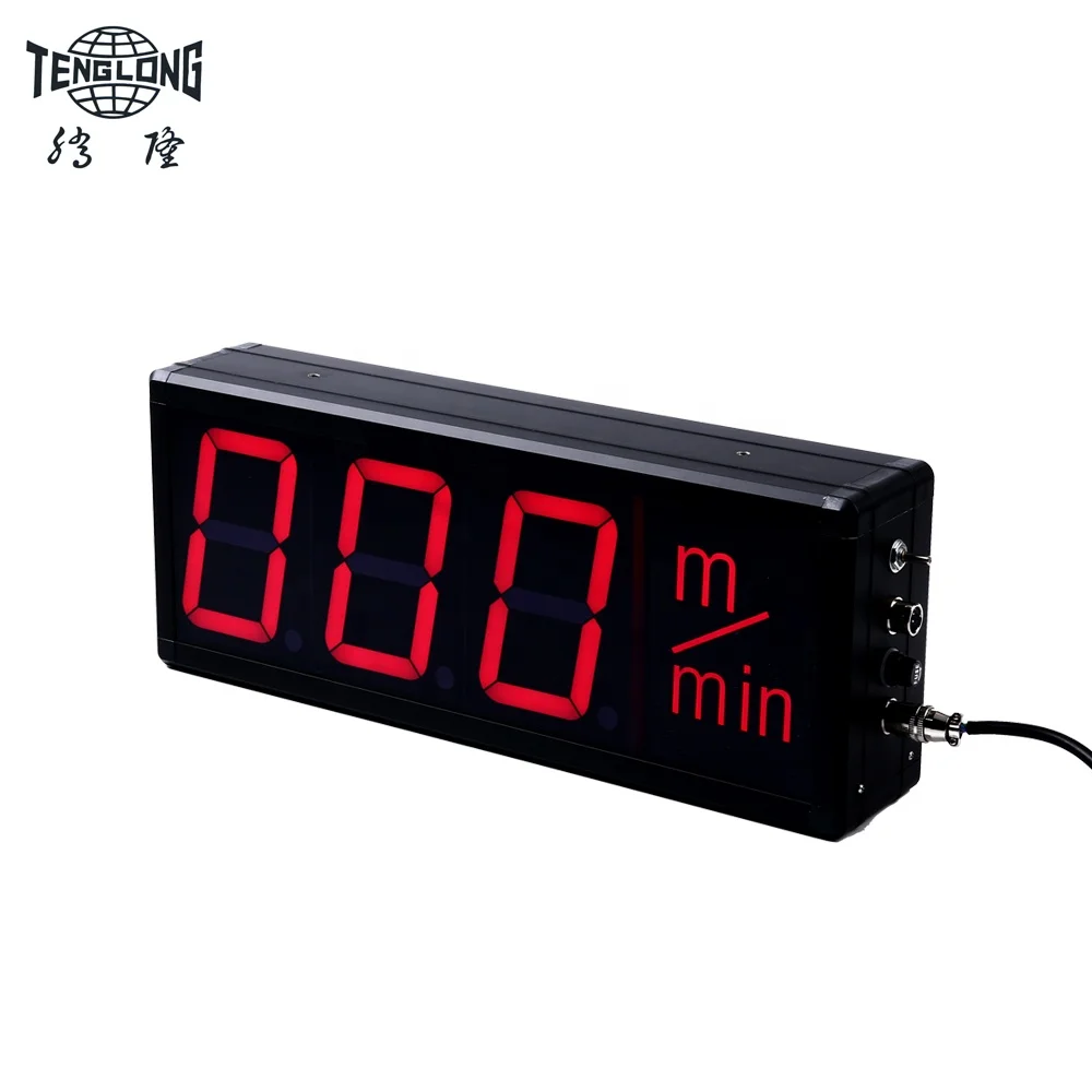 Hot sales LED Display 4 inch Counting Speedometer Digital RPM Meter for motor rotate speed