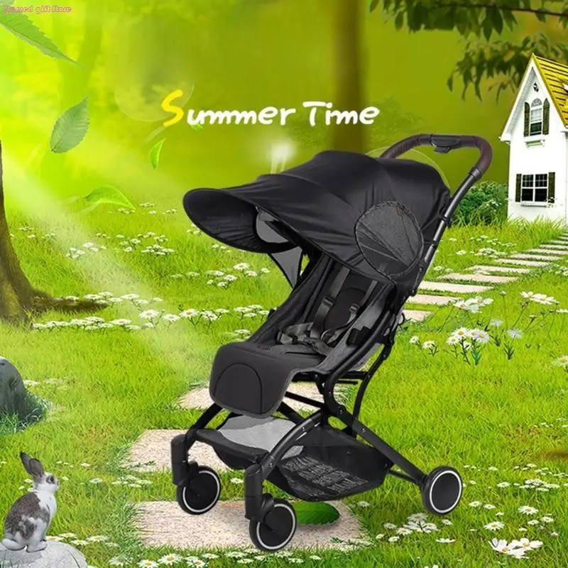 D0JC Pram Canopies Baby Stroller Sun Tent Rain Sun Shade Cover Rain Protections Cover