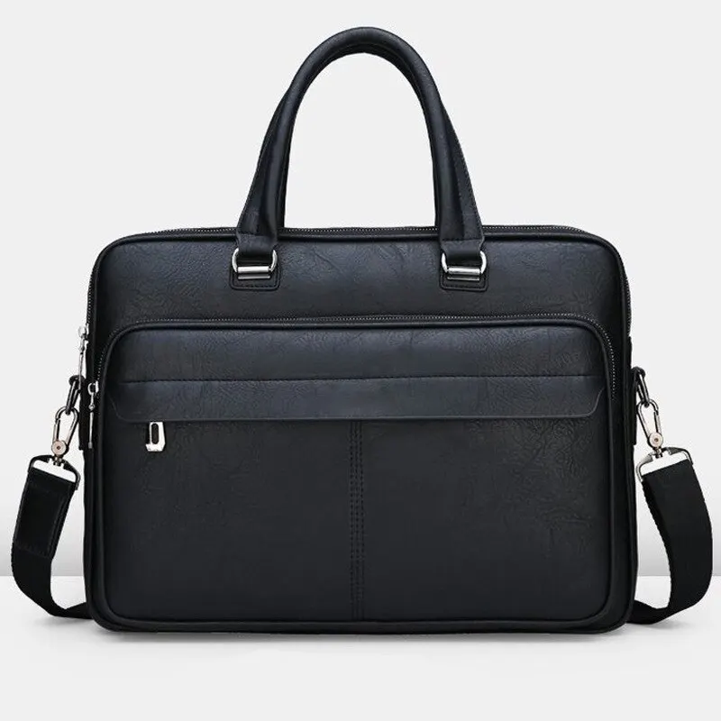 Gratis Aangepaste Brieven Mannen Één Schouder Crossbody Nieuwe Crossbody Cross-Stijl Computer Business Woon-Werkhandtas