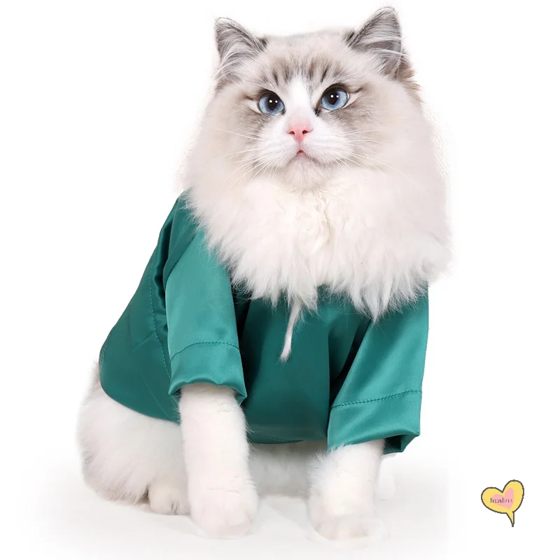 Ramadan Colorful Cat Clothes Puppy Shirt Baju Raya Kucing