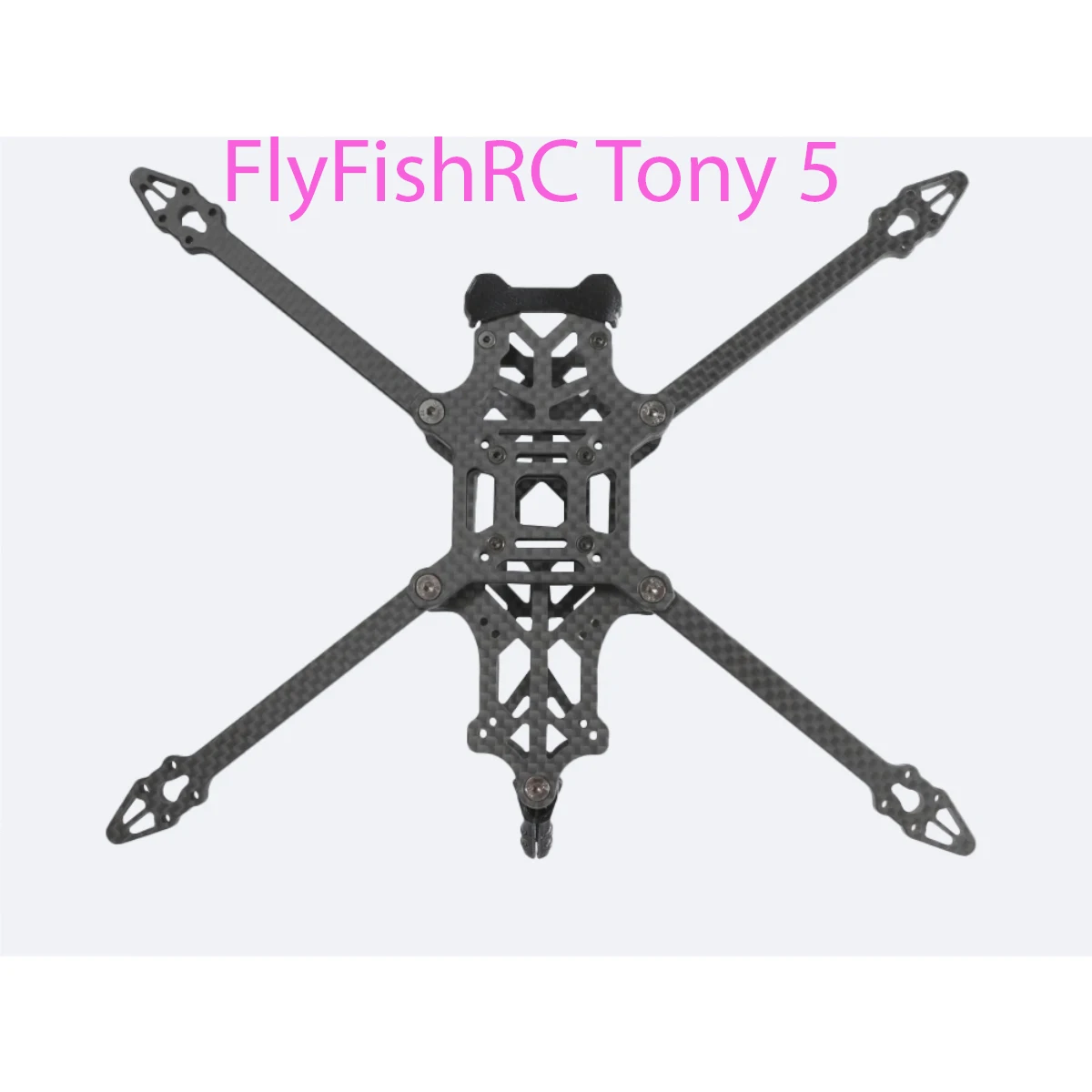 

FlyFishRC Tony 5 Sub250 FPV Комплект рамы для фристайла T700 из углеродного волокна, совместимый с воздушным блоком DJI O3 для гоночного дрона RC FPV