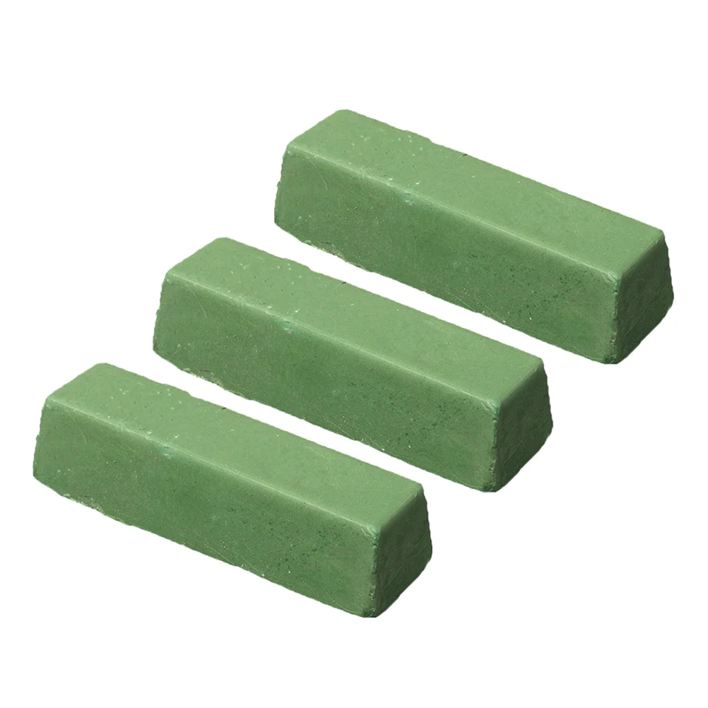 

3Pcs Green Wax Polishing Paste for Metal Jewelry Mirror Finish Cutting Compounds Accessories Poloshing Wax Polishing Paste