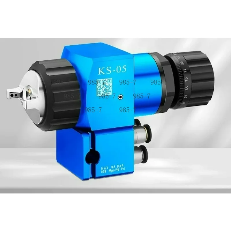 Small Blue Automatic Paint Spray Gun, For Assembly Line Reciprocator Spraying Equipment