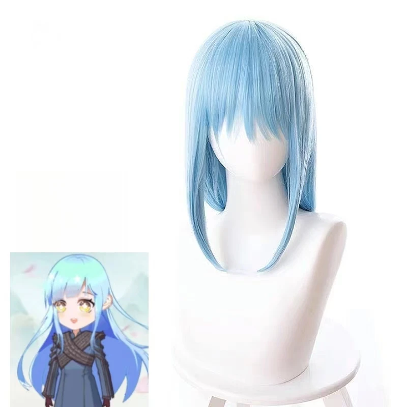 

Парик для косплея Кен Римуру Темпест из аниме «Тенсей шитара сима датта» («Меня, назвали слаймом»), синий, термостойкий, из синтетического волокна, для Хэллоуина