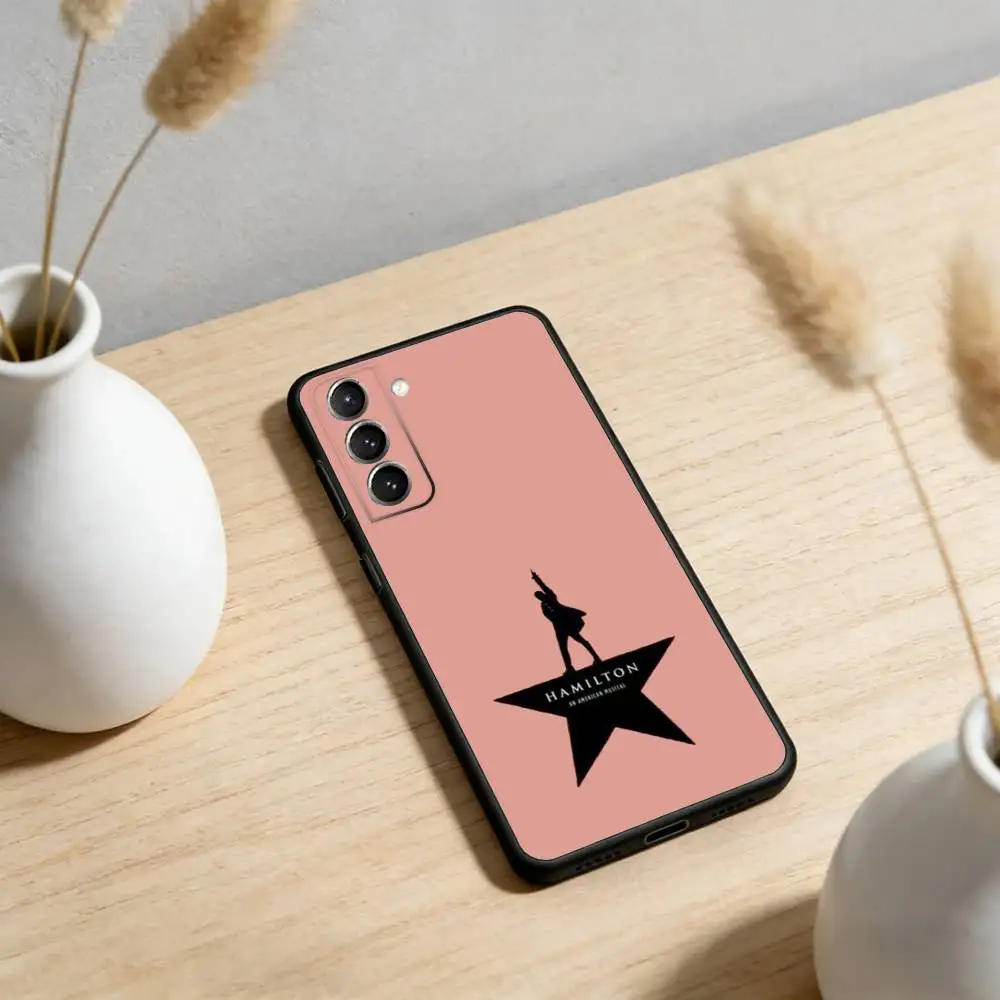 حافظة هاتف هاميلتون-موسيقية-أغاني لهاتف سامسونج S25,24,23,22,30,21,10,9,Ultra,Plus,Lite,FE,4,5G حافظة سوداء ناعمة #3