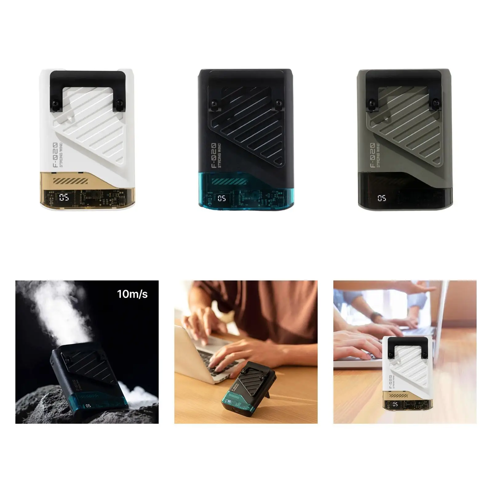 

Portable Fan Speed Adjustable Personal Fan Versatile Handheld Mini Fan for