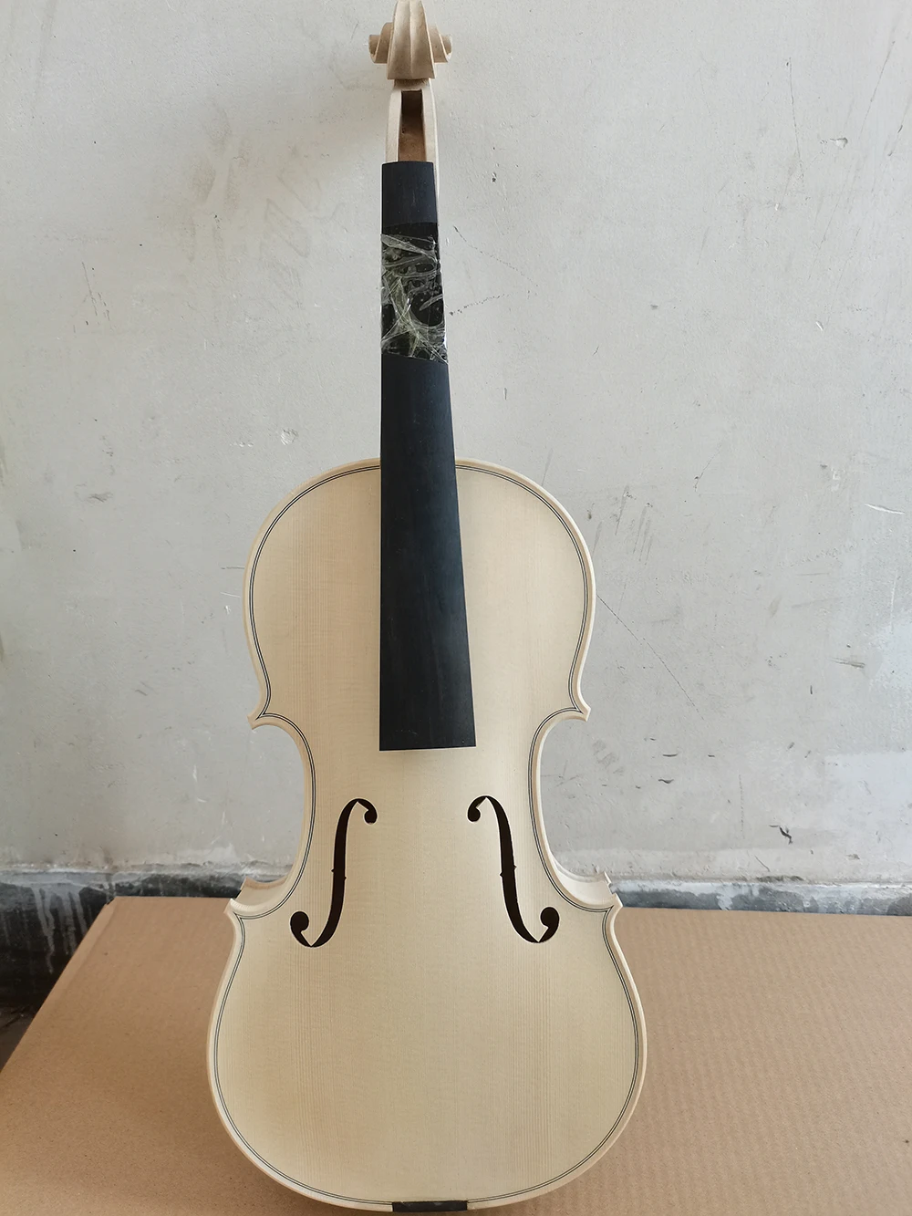 Stradivarius 1715 Complete Backplane Flame Maple violin white embryo unfinished violin 4/4 3/4 1/2 1/4  solid wood DIY violin