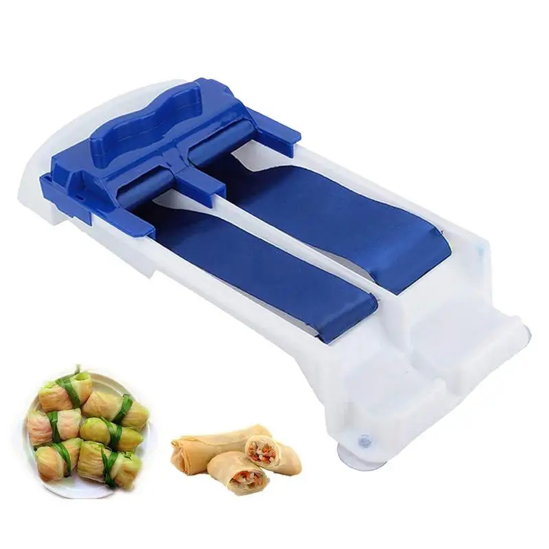 Vine Leaves Roller Stuffed Grape Leaf Roller Machine DIY Stuffed Cabbage Leaf Rolling Tool Machine Household Sushi Making Kit