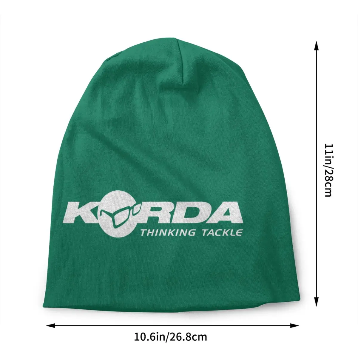 Custom Korda Fishing Logo Bonnet Hat Knitting Hats Men Women Cool Unisex Fish Carp Fisherman Gift Winter Warm Beanies Cap