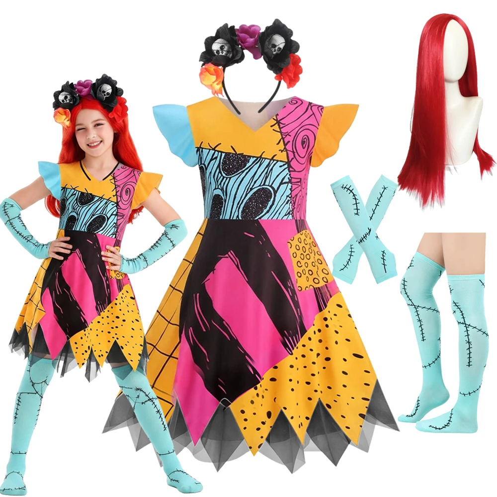 Baby Clothing Europe - 2026 Girls Horror Halloween Cosplay Party