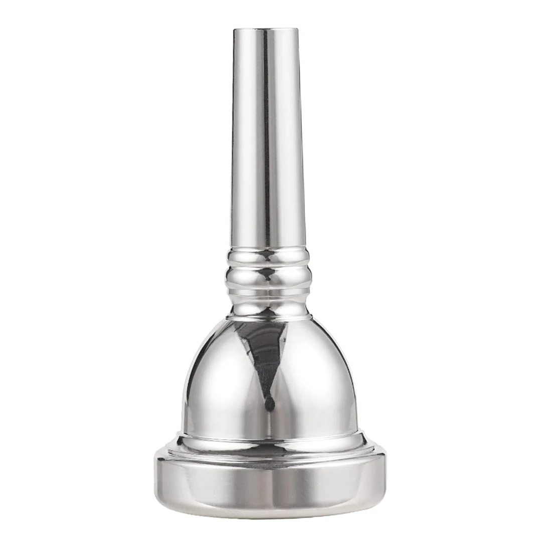 

SLADE Trombone Silver Mouthpiece 6 1/2 AL Mouthpiece Professional Brass Trombone Mouth for Tenor/Alto Brass Replacement Parts