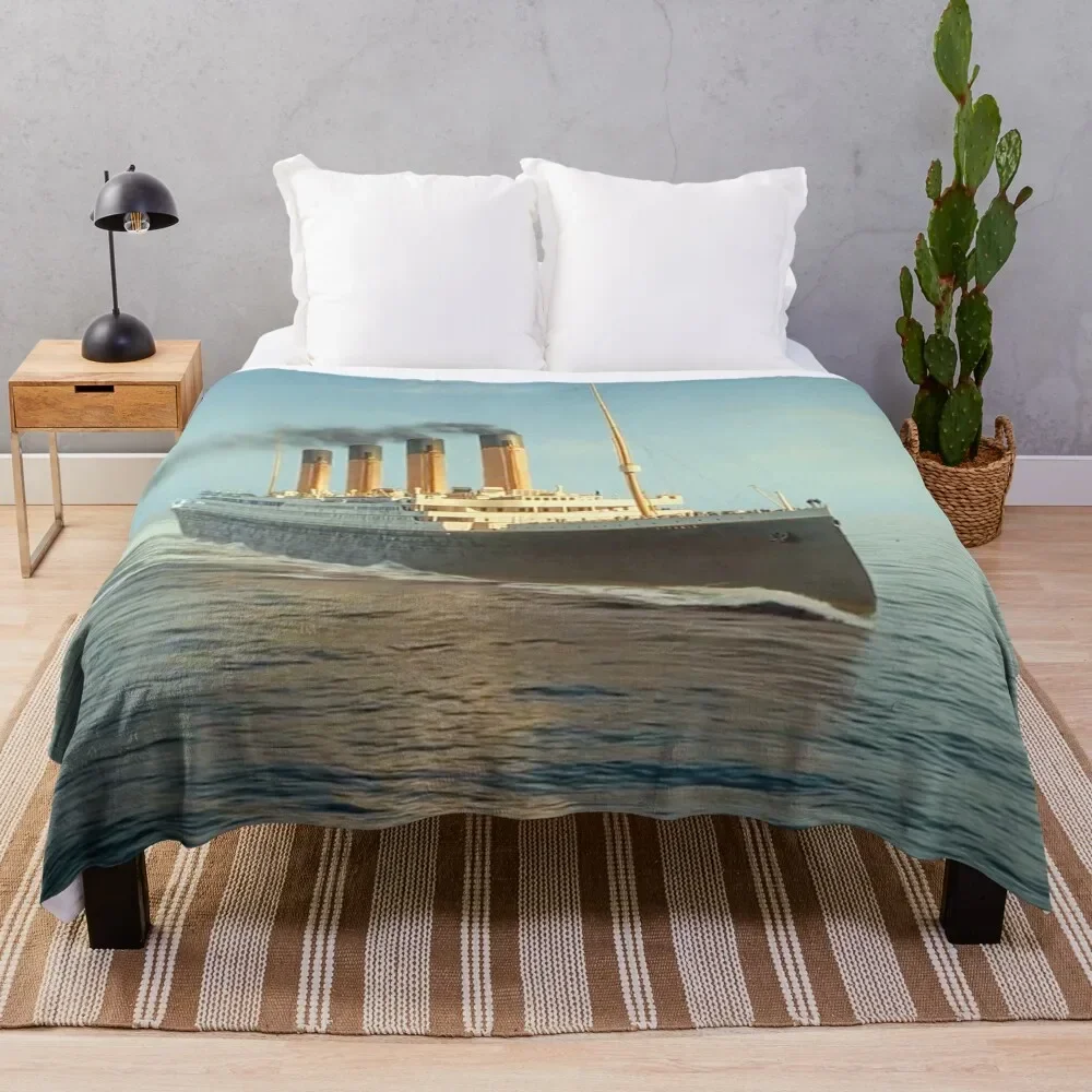 

The RMS Titanic Throw Blanket Thins warm for winter Luxury Designer Blankets