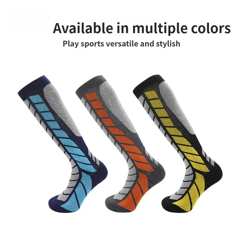 

Thermal-Lock Merino Wool Socks With Stretch Fit, Non-Slip Grip & All-Around Cushion, Snug Calf Socks For Ski & Mountaineering