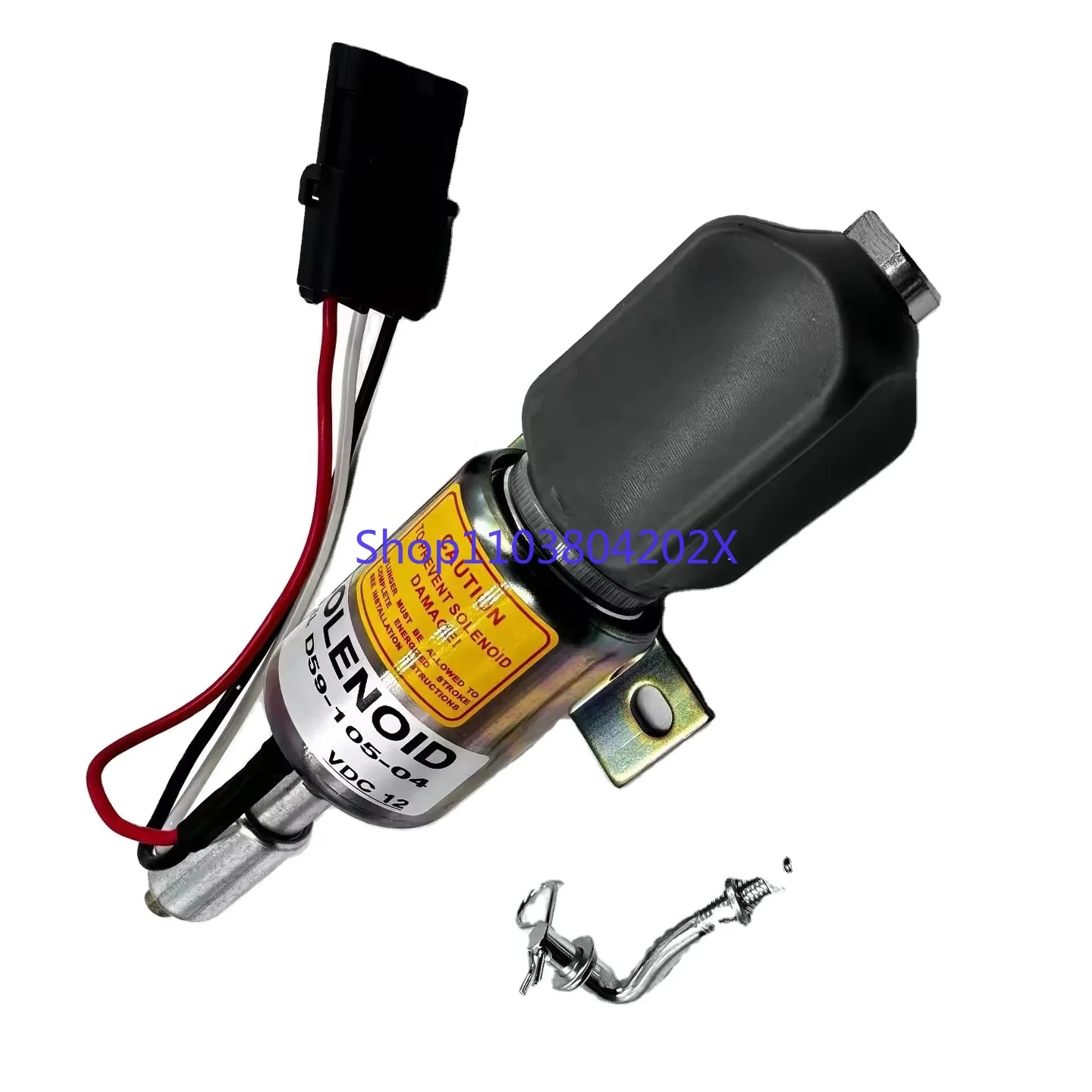 

D59-105-04 1756ES-24EUCLB1S1 Flameout Stop Solenoid Valve 24V Fits Excavator Shang Chai for oman cummins