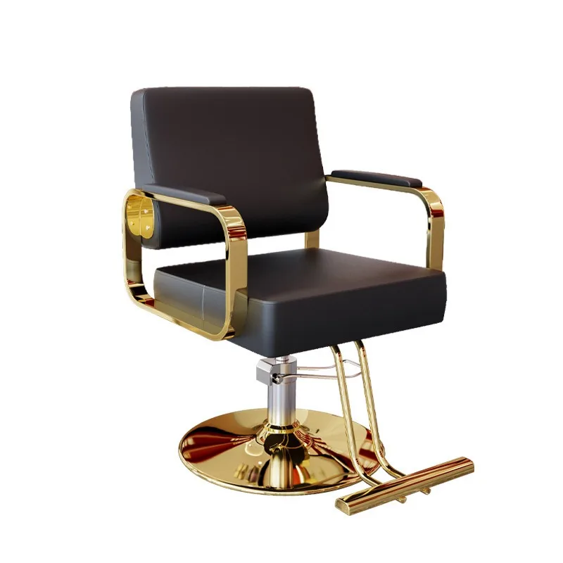 Simple hair salon chair Barber shop chair Rotatable lift Hair cutting chair Internet celebrity