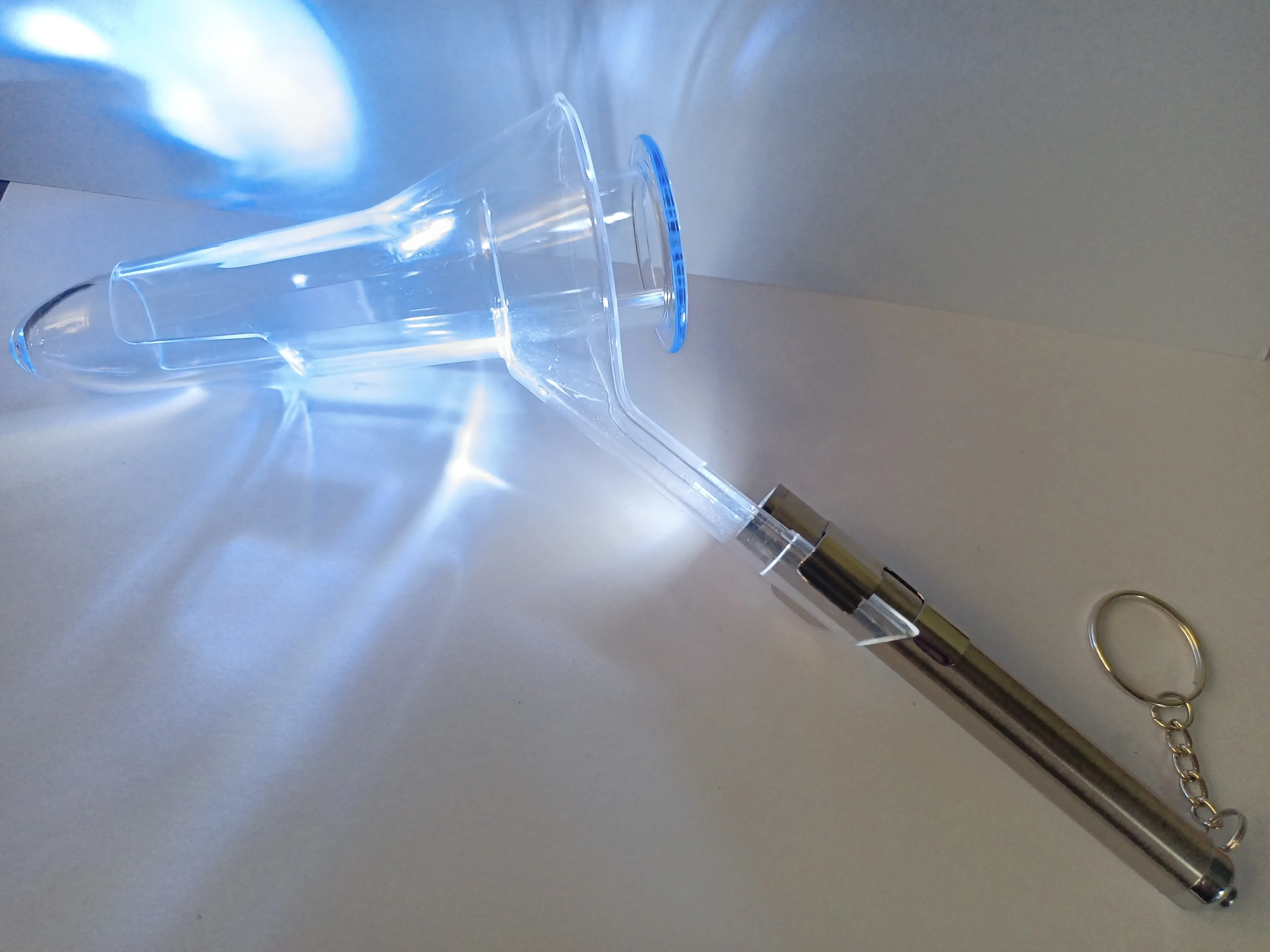 No burr no damage smooth Medical Sterile Anal Speculum Proctoscope with Light Disposable Anal AnoscopeInspect Tool