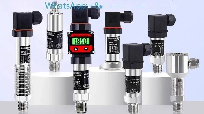 

(1pc)Pressure transmitter sensor high-precision hydraulic pressure hydraulic gas band digital display air diffusion silicon
