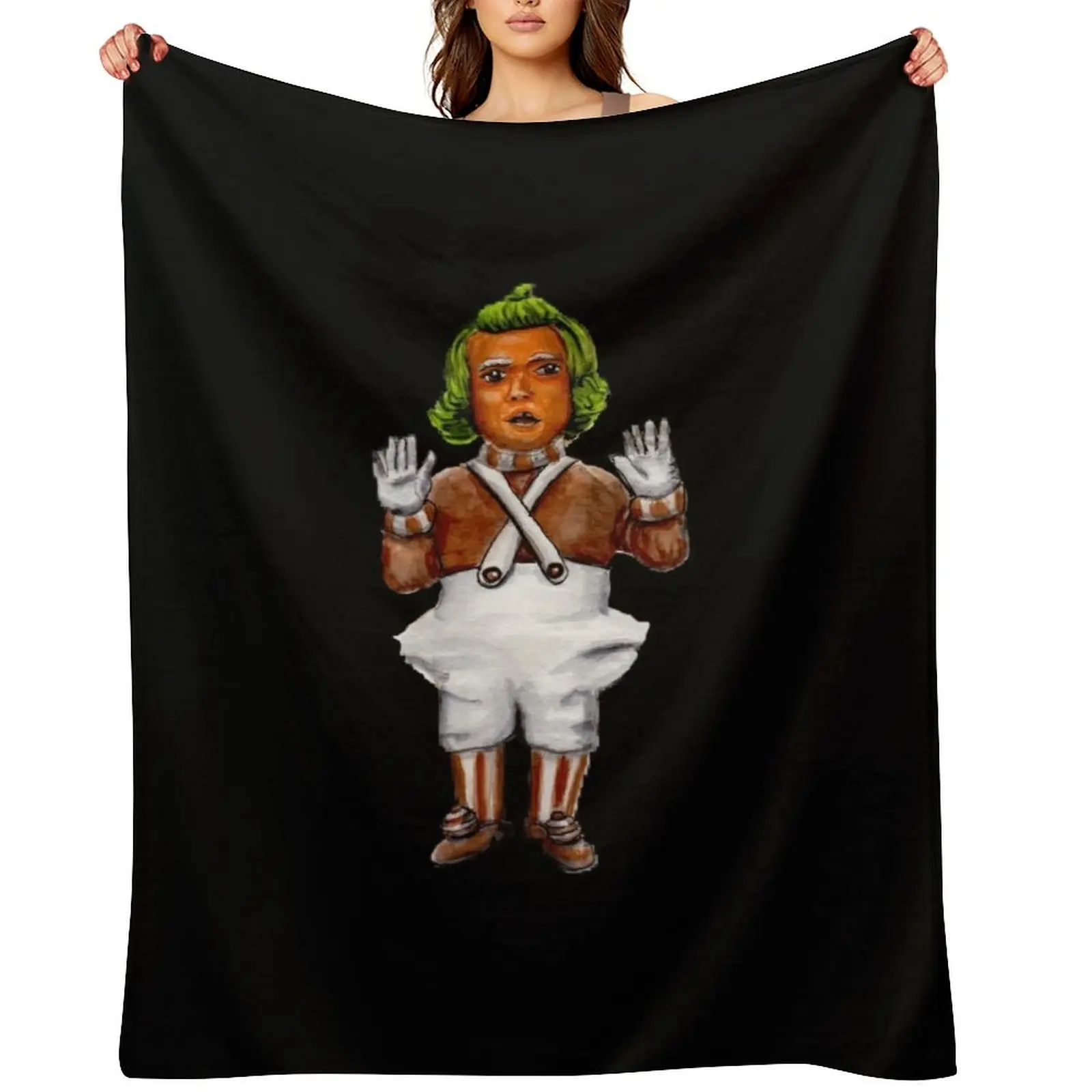 

Oompa Loompa Doompity Doo Throw Blanket Custom Blankets For Sofas sofa bed Softest Blankets