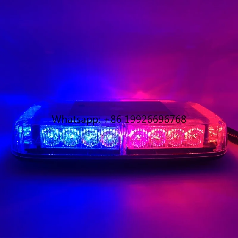 

Customizable 12-Type 24-Light Short Row Magnetic Outdoor LED Light Bars Red Blue Strobe for Cars Quick Factory Delivery New