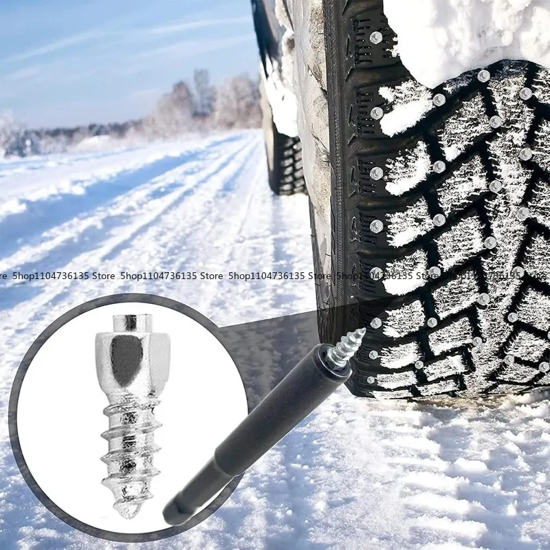 Off-road scooter mountain bike motorcycle winter snow cleats, off-road tires solid tires wear-resistant cleats