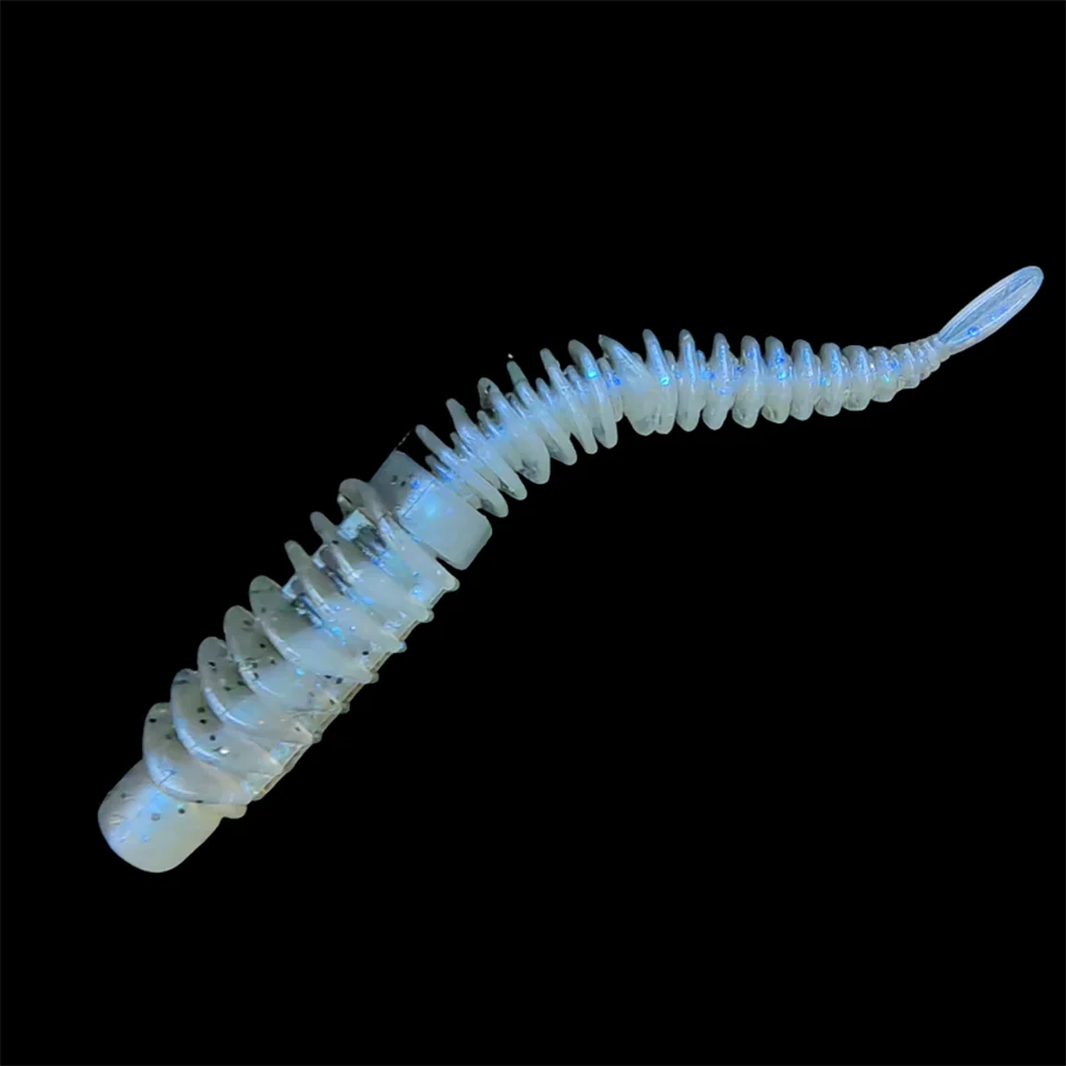 MUKUN worm bait soft bait  65mm 75mm fishing lures Smell with Salts Soft Silicone Fishing Lure  fishing bait