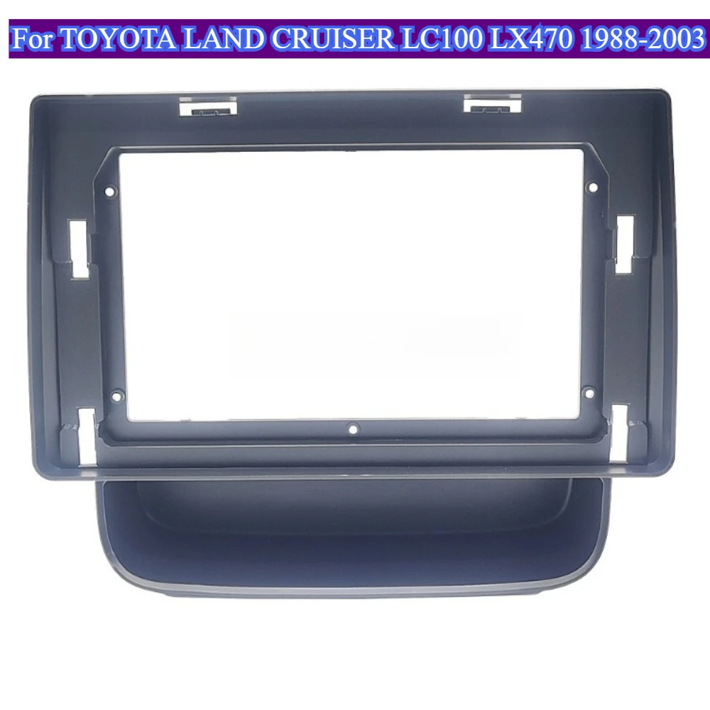 

Для TOYOTA LAND CRUISER LC100 LX470 1988-2003 10,1-дюймовый двойной Din автомобильный каркас радио стерео приборная панель монтажное крепление комплект отделки чехлы