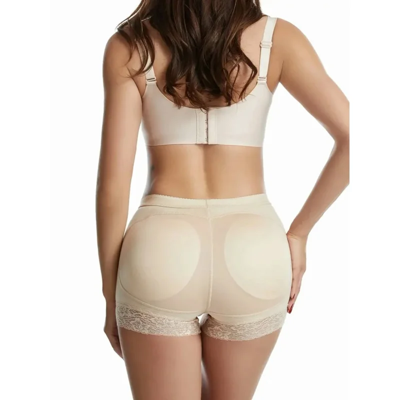 Womens Fake Buttock Shapewear Padded Boyshort Panties Thin Butt Lifter Peach Buttocks Tummy Control Hip Enhancer Slim Underwear