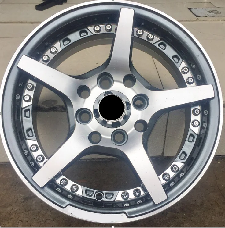 New Design Aluminium Wheel Car Alloy Wheels 5 spoke 13 inch Rims 4X100 4x114.3