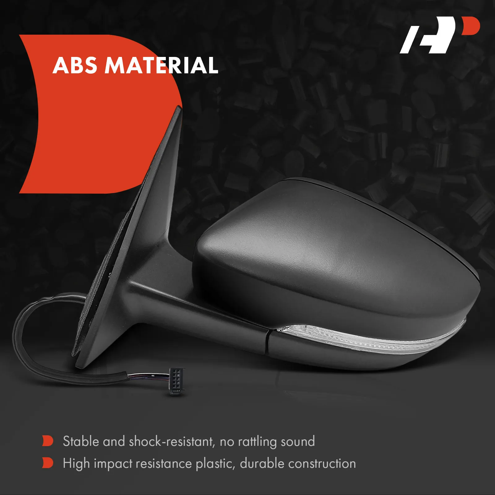 A-Premium Driver Side Power Door Mirror for Volkswagen Beetle 2017-2019 Manual Folding Blind Spot Detection Turn Signal Light