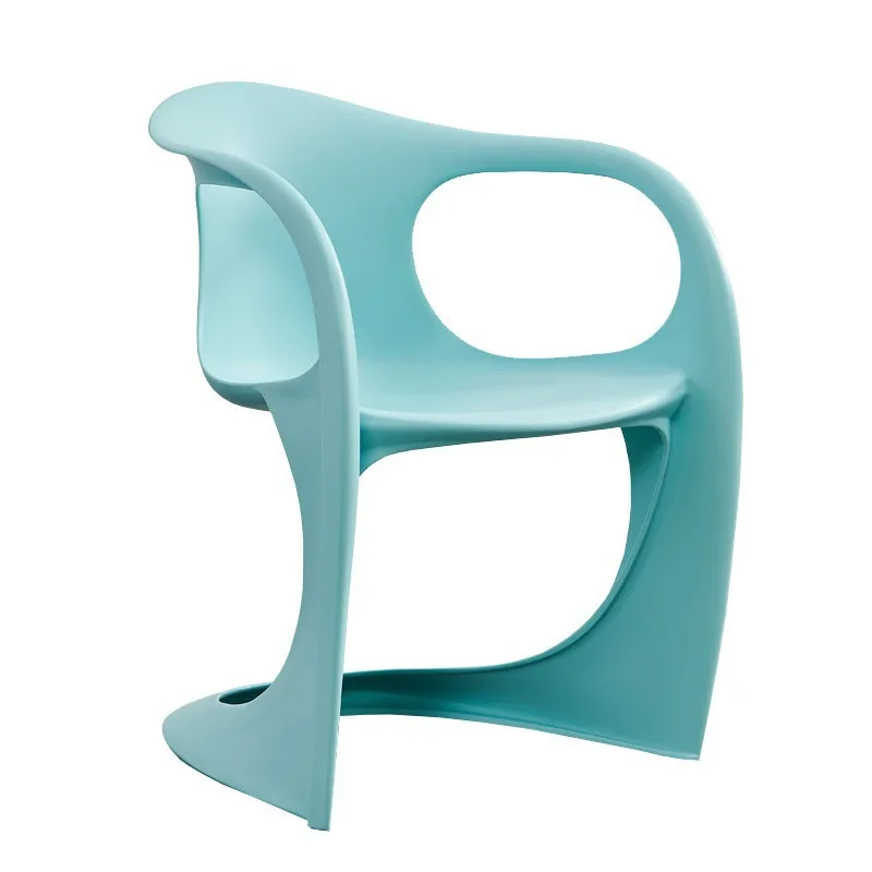 

Nordic simple balcony leisure chair armrest cafe sitting area meeting guest negotiation chair fashion dining chair