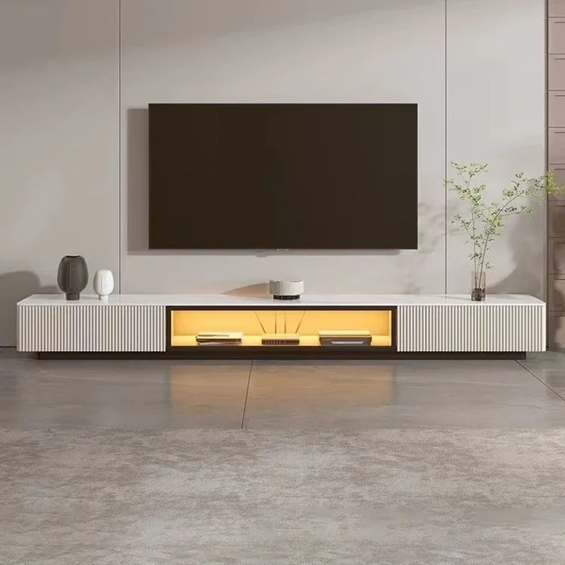 Granite Minimalistic Tv Stand High Floor Luxury Standing European Tv Table Bedroom Meuble Tv Suspendu Soggiorno Furniture