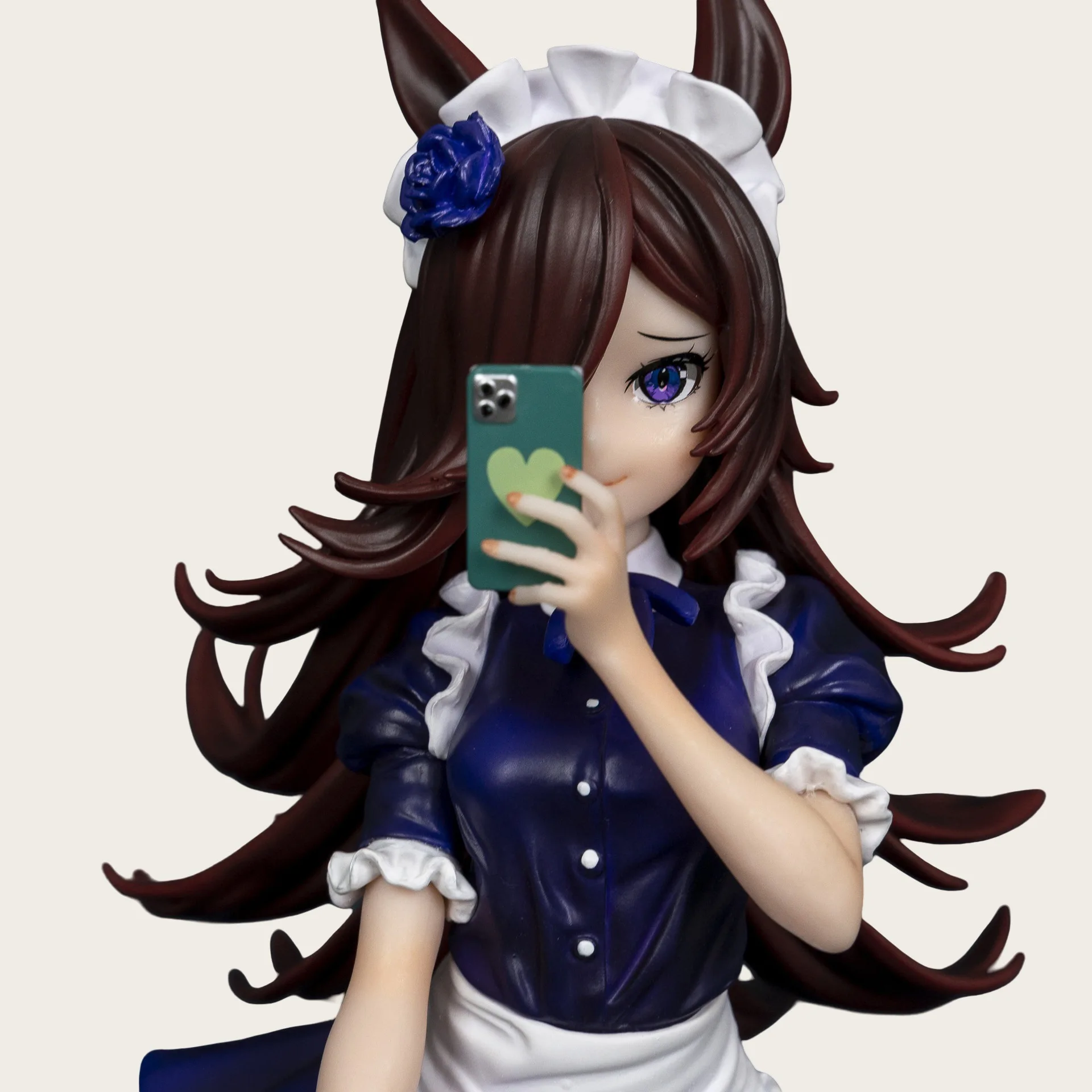 

25 см игра аниме Pretty Derby Rice Shower горничная каваи фигурка ПВХ модель статуя игрушки кукла декор стола коллекционные подарки