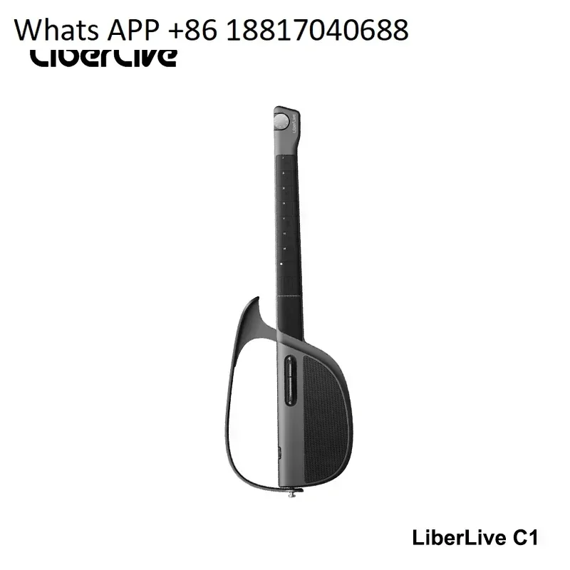 LiberLive C1 Stringless Foldable Smart Travel Guitar Fusion Accompaniment with Guitar Bag Guitar Strap