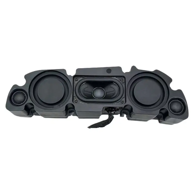 T24C 1PCS Hi-Fi 2-Way Passive Speaker Triple Driver Dual Bass Diaphragms & Long-Throw Dual Tweeters For Home / Studio Audio