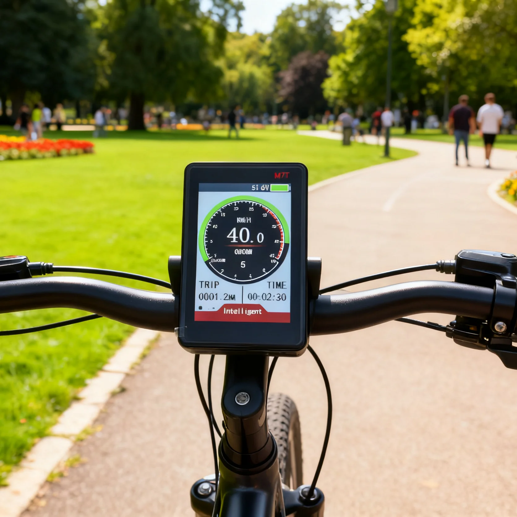 Digital Wired Waterproof Riding Computer Color LCD Tracking Trip Distance Alarm Compatible Road Bike