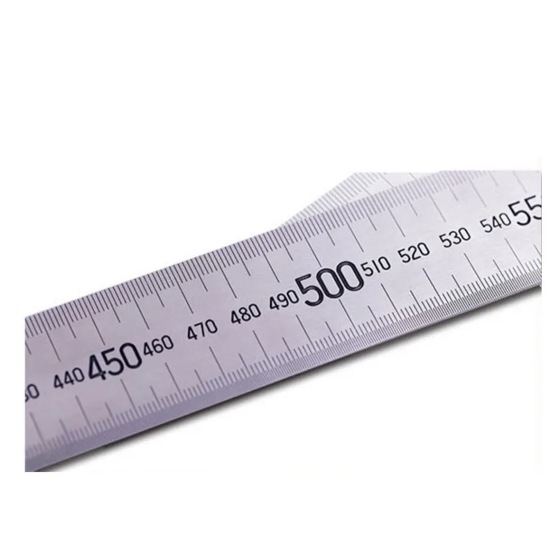 SHINWA Penguin Steel Straight Ruler Stainless Steel Ruler Thickened Scale Steel Plate 15 30 60 100cm 21673