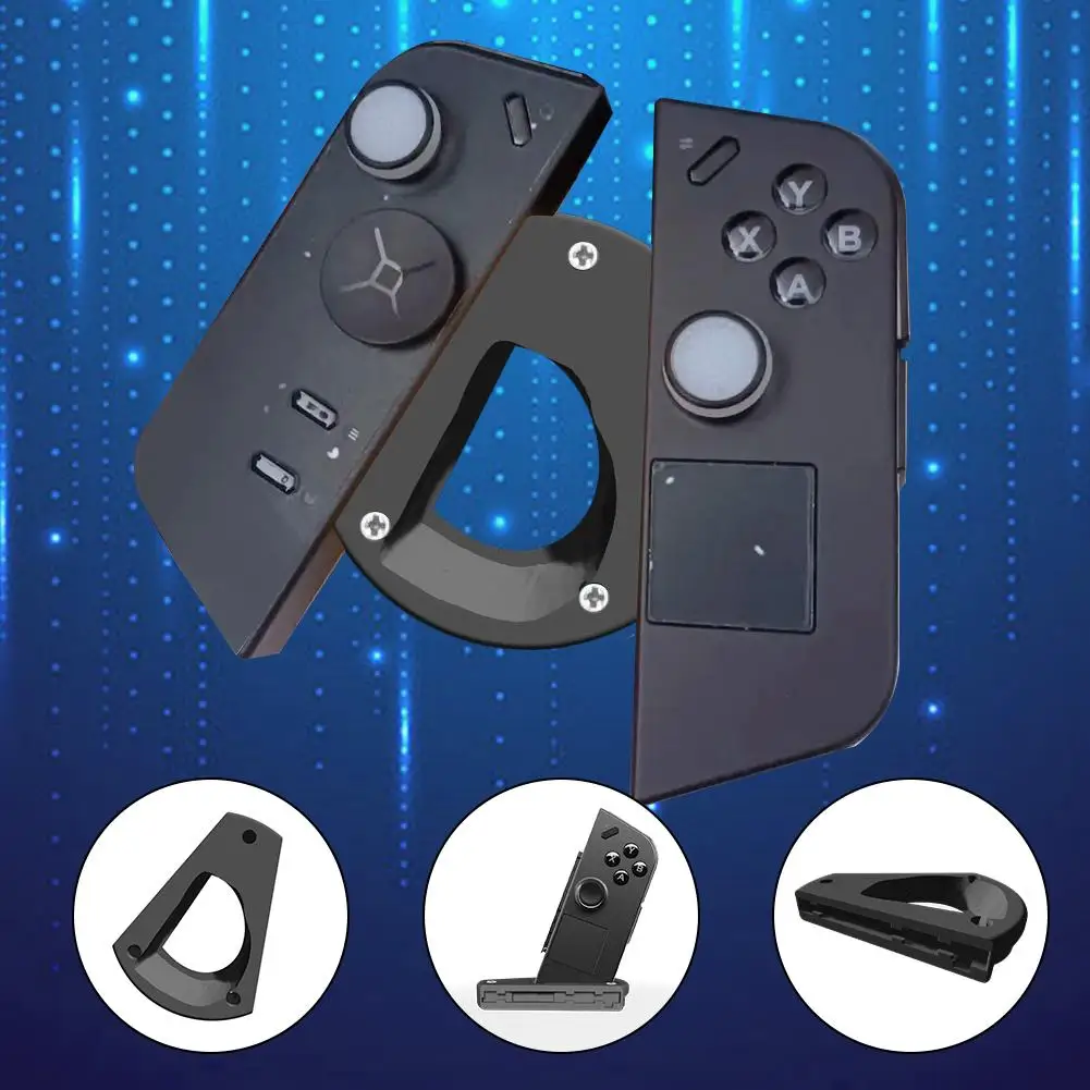 Controller Connector For Legion Go Hand Grip Linker Controller Base Holder In FPS Games 3D Printing Accessory Black P2V2